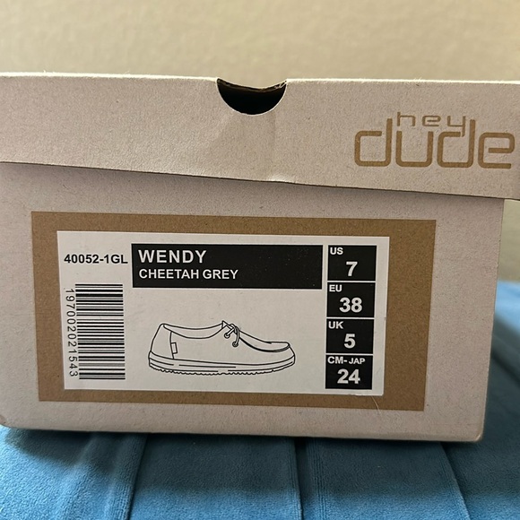 Hey dude slip on WENDY CHEETAH GRAY - Picture 2 of 7